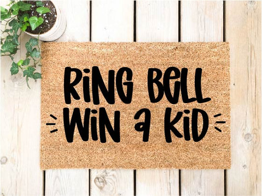 Ring Bell Win A Kid Doormat